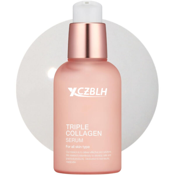 OEM/ODM Triple Collagen Serum 1.85 fl.oz - Nourish dull skin with Triple Collagen Complex - A lightweight serum with Niacinamide and Hyaluronic Acid - Korean Skincare