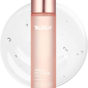OEM/ODM Triple Collagen Toner - Hydrolyzed, Atelo, & Soluble Collagen for Deep Hydration & Plump Skin - Fast-Absorbing Formula for All-Day Suppleness, Korean Skincare (4.73 fl.oz.)