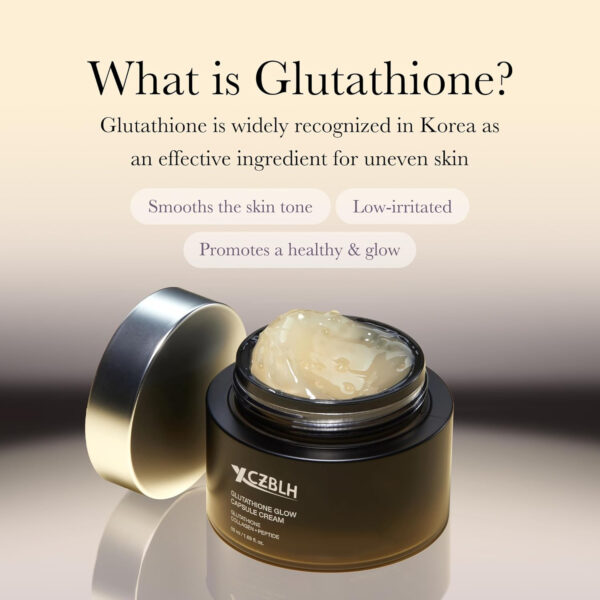 OEM/ODM AGE-R Glutathione Glow Capsule Facial Cream - Instant Lifting Moisturizer - Collagen Peptide For Hydrating Glow - Improve Blemishes, Uneven Skin Tone - Korean Skin Care 1.69 fl.oz