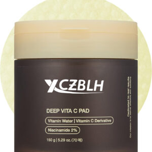 OEM/ODM Deep Vita C Facial Pads, Vitamin C Toner Pads for Uneven Skin Tone, 500,000PPM of vitamin water & 3 types of vitamin, Hydrating & Resurfacing (70 sheets)