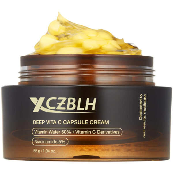 OEM/ODM Deep Vitamin C Golden Capsule Face Moisturizer - Liposome Capsules For Wrinkles, Skin Radiance - Transparent Gel for Glow Hydration - Korean Skin Care 1.94 oz