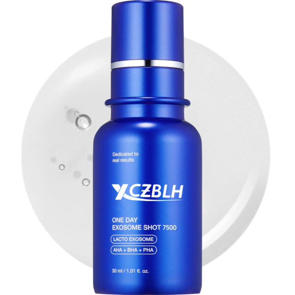 OEM/PDM Zero Exosome Shot 7,500 PPM Spicule Facial Serum | Liquid Skin Booster Serum | Exosome, AHA+BHA+PHA | Pore Care, Dead Skin Cells, Skin Texture | Korean Skin Care 1.01 fl.oz
