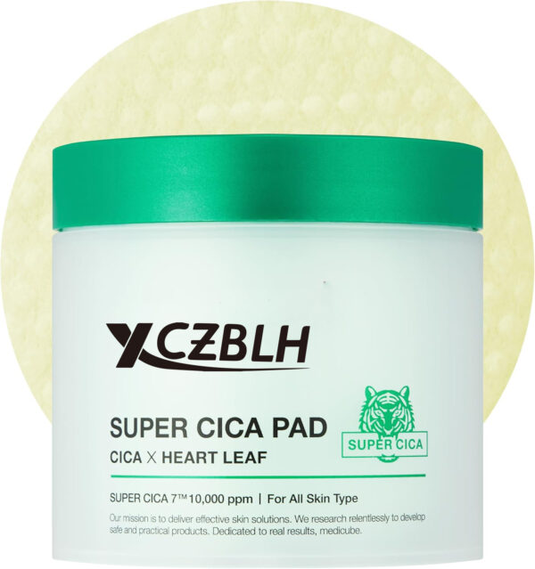 OEM/ODM Super CICA Pad - CICA x Heart Leaf - Vegan Certified - 70 Pads/Pack