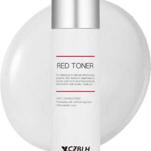 OEM/ODM Red Toner 2.0 || Low-irritating Formula for Acne-Prone Skin | Soothing and Relieving | Formulated with BHA, Niacinamide & Adenosine | Non-comedogenic | Korean Skincare (3.38fl.oz.)