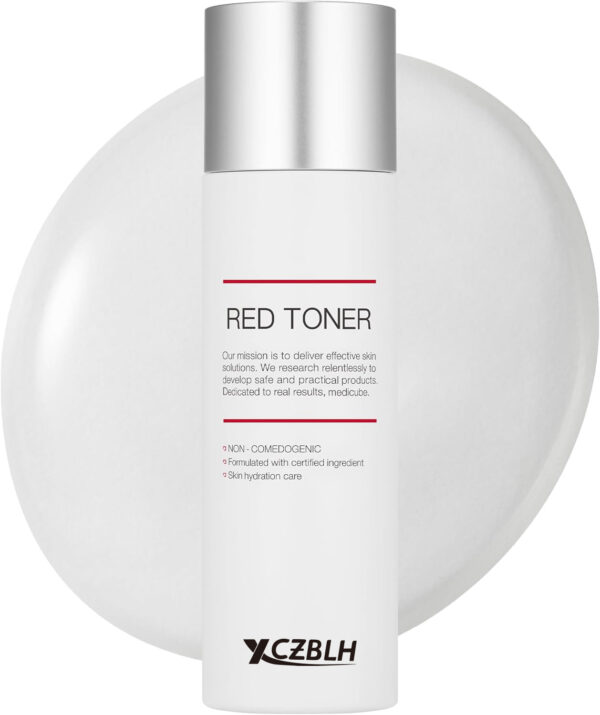 OEM/ODM Red Toner 2.0 || Low-irritating Formula for Acne-Prone Skin | Soothing and Relieving | Formulated with BHA, Niacinamide & Adenosine | Non-comedogenic | Korean Skincare (3.38fl.oz.)