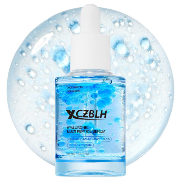 OEM/ODM Hyaluronic Multi Peptide PDRN Serum for Glowing and Soothing | Lightweight Water Plumping Radiant Facial Serum for All Skin Type, Hydrating Moisturizer, Korean Skincare | 30ml 1.01fl.oz.
