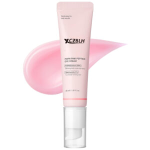 OEM/ODM Salmon DNA PDRN Pink Peptide Eye Serum with Niacinamide and 99% Purity Retinol for Fine Lines, Uneven Skin Tone, Korean Skin Care 1.01fl.oz
