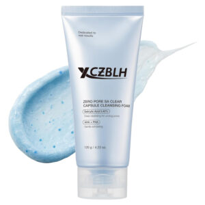 OEM/ODM Zero Pore Clear Blue Capsule Facial Deep Cleanser for Skin Texture, Blackhead & Pore Care | AHA, BHA & PHA for Double Cleansing, Daily Gentle Face Wash, Korean Skincare | 120g / 4.23 oz