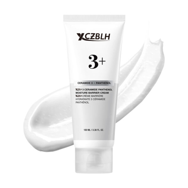 OEM/ODM 3 Ceramide Panthenol Moisture Barrier Cream, Hydrating Face Moisturizer for Normal Skin, Panthenol, Ceramide, Centella for Skin Barrier Non Comedogenic, Korean Skincare (100ml/ 3.38 fl. oz.)
