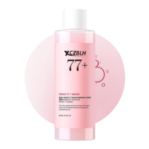 OEM/ODM Peach 77 Niacin Essence Toner 250ml / Brightening Toner for Face, Niacinamide, Panthenol, Ceramides, Facial Toner for Glass Skin, Korean Skin Care (8.45 fl.oz.)