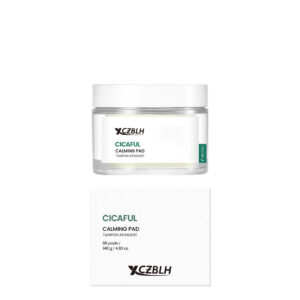 OEM/ODM Cicaful Calming Pads, Dual-Textured Facial Toner Pads for Exfoliation and Daily Facial mask with Centella Asiatica Extract & Madecassoside, Ideal for All Skin Types, Korean Skin Care (60 Pads)