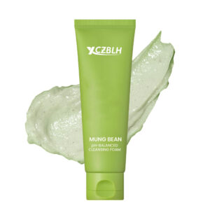 OEM/ODM Mung Bean pH-Balanced Cleansing Foam (5.4fl.oz/160ml) | Fragrance-Free | Non-Comedogenic Tested | Deep Pore Facial Cleanser | Suitable for Sensitive Skin | Face Mask Cleanser | Korean Skincare