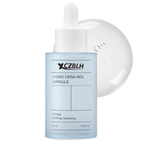 OEM/ODM Hydro Cera-nol Ampoule, Intensive Moisturizing Serum, Deep Hydration & Soothing with Panthenol, Redness Reducing Serum, 1.69 fl. oz (50ml)