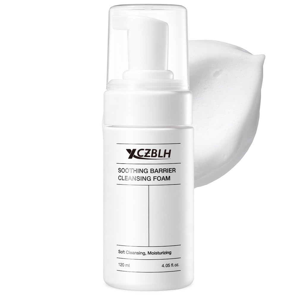 OEM/ODM Soothing Barrier Cleansing Foam, Micro Bubble Foam, Gentle & Mild Face Cleanser | 4.06 fl.oz, 120ml