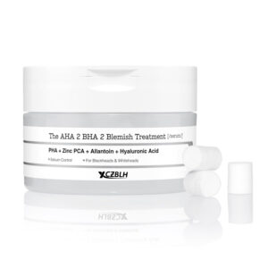 OEM/ODM AHA 2% BHA 2% Blemish Treatment Serum, 60+ Pure Cotton Balls, Quick & Easy Daily Spot Treatment, Blackheads & Whiteheads, Sebum Control, Paraben Free, Phthalates Free, Korean Skin Care