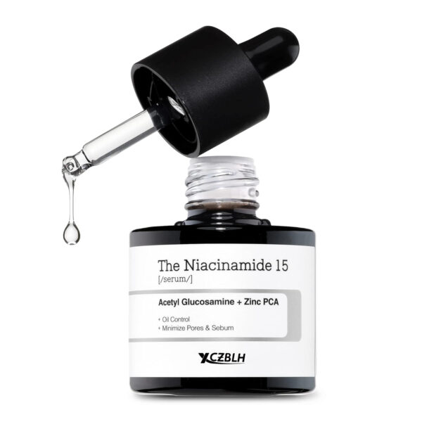 OEM/ODM 15% Niacinamide Face Serum, 0.67 fl oz, Pore Minimizer Serum for Face, Even Skin Tone, Korean Skin Care