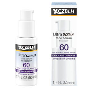 OEM/ODM Ultra Sheer Face Sunscreen with Vitamin E & SPF 60, Sunscreen for Face with Broad Spectrum UVA/UVB Protection, Fragrance-Free, Oxybenzone-Free, Water-Resistant (80 minutes), 1.7 Fl Oz