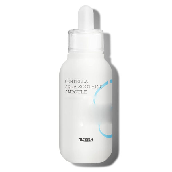 OEM/ODM Centella Aqua Soothing Ampoule, Centella Asiatica Cica Serum, Korean Skin Care, 1.35 Fl oZ, For Sensitive Skin, Daily Skin Serum, Paraben Free, No Animal Testing