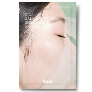 OEM/ODM Cica Calming True Sheet Mask, 21ml/0.71 fl.oz, Centella Face Mask with Centella Asiatica, Lightweight Finish, Parabens Free, Korean Skin Care