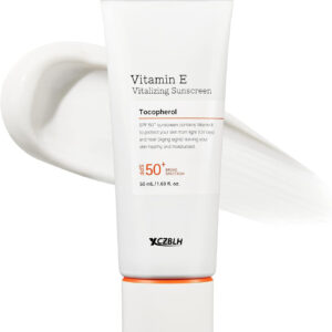 OEM/ODM Vitamin E Vitalizing Face Sunscreen SPF 50, 1.69 fl oz, SPF Moisturizer, Lightweight under Makeup, Travel Essentials, Summer Essentials, Korean Skin Care, Korean Sunscreen for Face