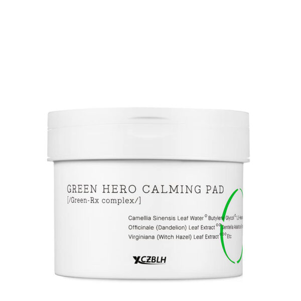 OEM/ODM Green Tea Toner Pads, Relief Redness, Face Toner for Sensitive & Irritated Skin, Soothing, Hydrating, Refreshing, 70 Pads, Korean Skin Care