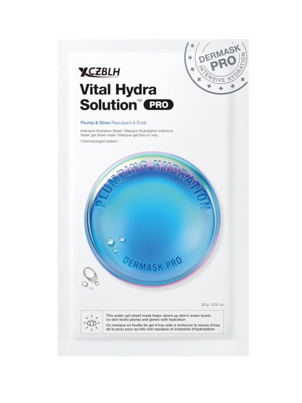 OEM/ODM Dermask Vital Hydra Solution Glow Face Mask with Hyaluronic Acid | Sheet Mask | Korean Skin Care