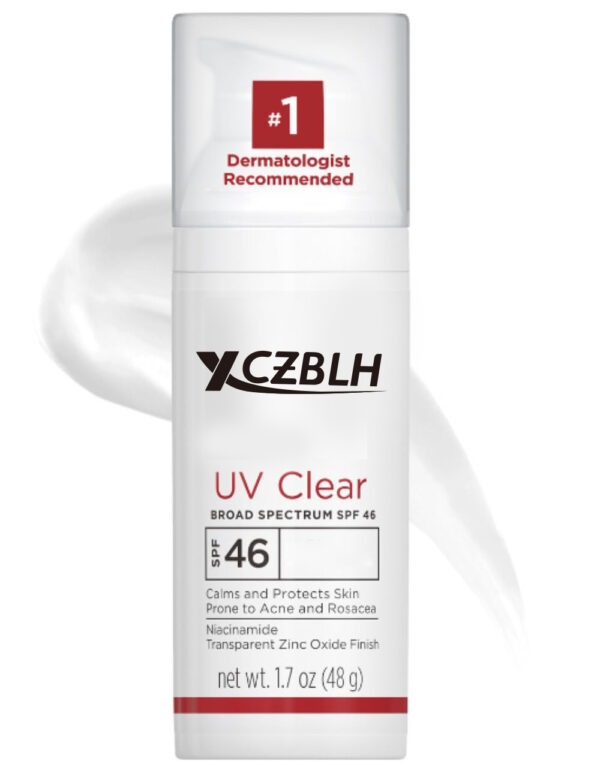 OEM/ODM Clear Face Sunscreen SPF 46, Oil-Free Sunscreen with Zinc Oxide, Dermatologist Recommended