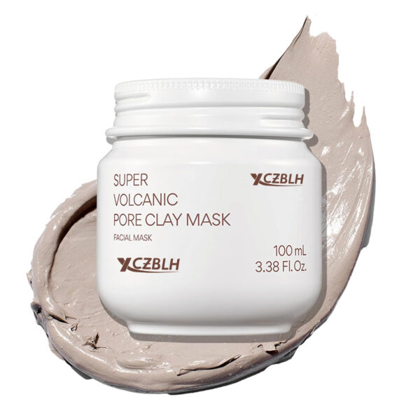 OEM/ODM Super Volcanic Clay Mask, Premium Korean Skincare with AHA and Natural Clusters for Deep Pore Detox, Gentle Exfoliation, Oil Control