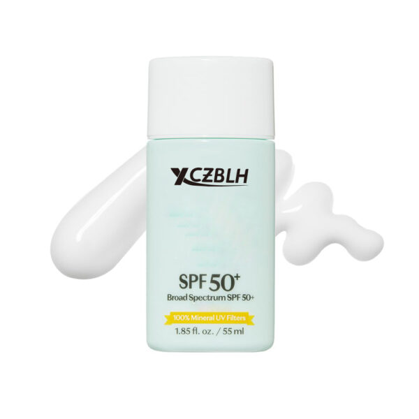 OEM/ODM Sunprise Sunscreen Mild Sun Milk SPF 50+ / PA++++ (55ml) | Sebum-free, Non-Sticky, Long Lasting Protection, 100% Mineral Korean Sunscreen for sensitive skin