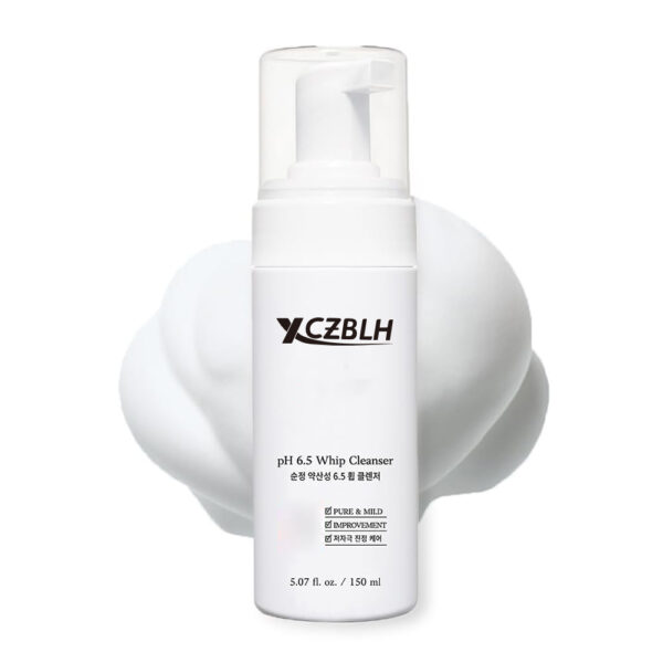 OEM/ODM pH 6.5 Whip Facial Cleanser 5.1 fl. oz. (150ml) 21AD | Soft Bubble Fragrance-Free Low-pH Korean Hydrating Cleansing Wash for Sensitive Skin | Korean Skin Care, K-Beauty | Vegan