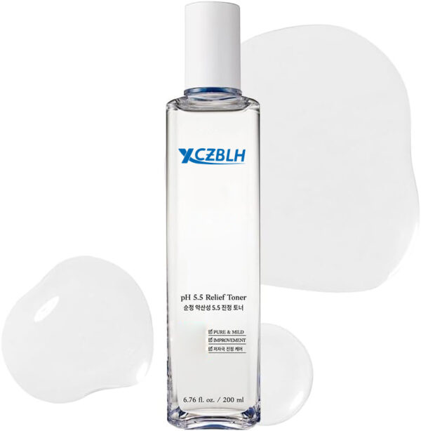 OEM/ODM pH5.5 Relief Toner 200ml (New Version) | Skin Care Solution | Low PH Toner for Sensitive Skin | Non-Comedogenic, Hypoallergenic & Fragrance Free Moisturizer for Face