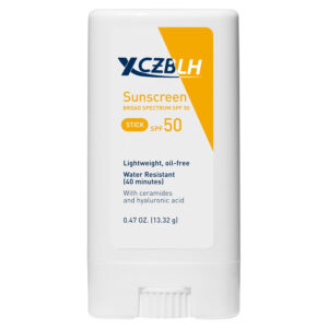OEM/ODM Mineral Sunscreen Stick SPF 50, Broad Spectrum SPF + Hyaluronic Acid + Ceramides, Titanium Dioxide & Zinc Oxide, 100% Mineral Face Sunscreen Stick, Fragrance Free & Oil Free