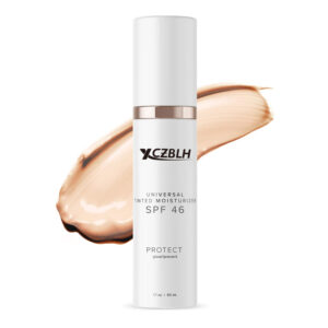 OEM/ODM Anti-Aging Tinted Moisturizer SPF 46 – Sheer Face Sunscreen & Lightweight Makeup with Broad Spectrum UV Protection – Hydrating Skin Care & Face Moisturizer – FSA HSA Eligible (1.7 oz)
